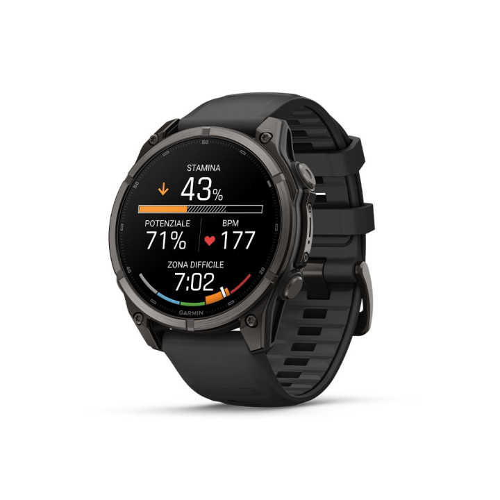 Garmin Fenix 9 Amoled Dlc 47 Carbon Grigio Nero