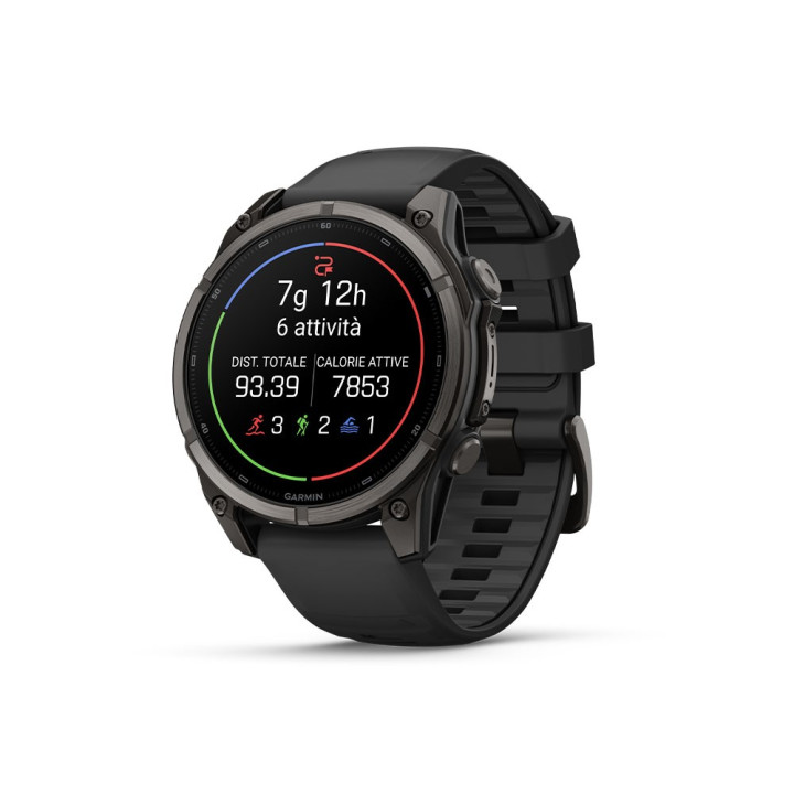 Garmin Fenix 9 Amoled Dlc 47 Carbon Grigio Nero