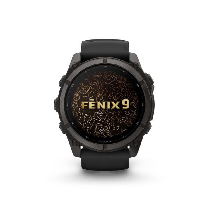 Garmin Fenix 9 Amoled Dlc 51 Carbon Grigio Nero