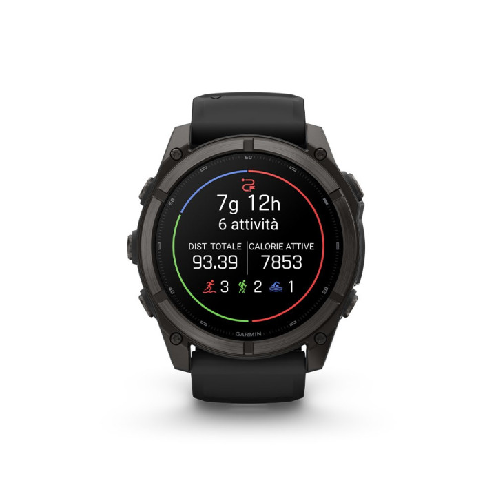 Garmin Fenix 9 Amoled Dlc 51 Carbon Grigio Nero