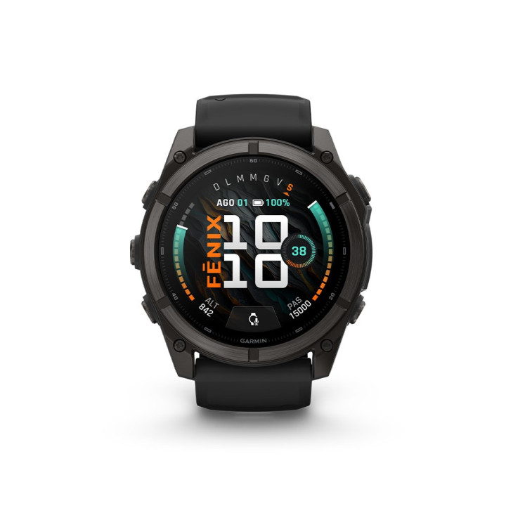 Garmin Fenix 9 Amoled Dlc 51 Carbon Grigio Nero