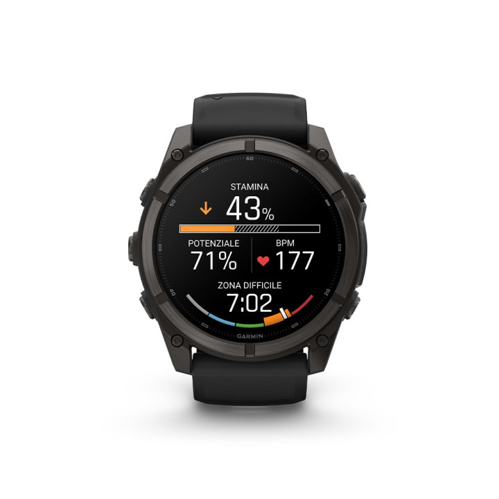 Garmin Fenix 9 Amoled Dlc 51 Carbon Grigio Nero