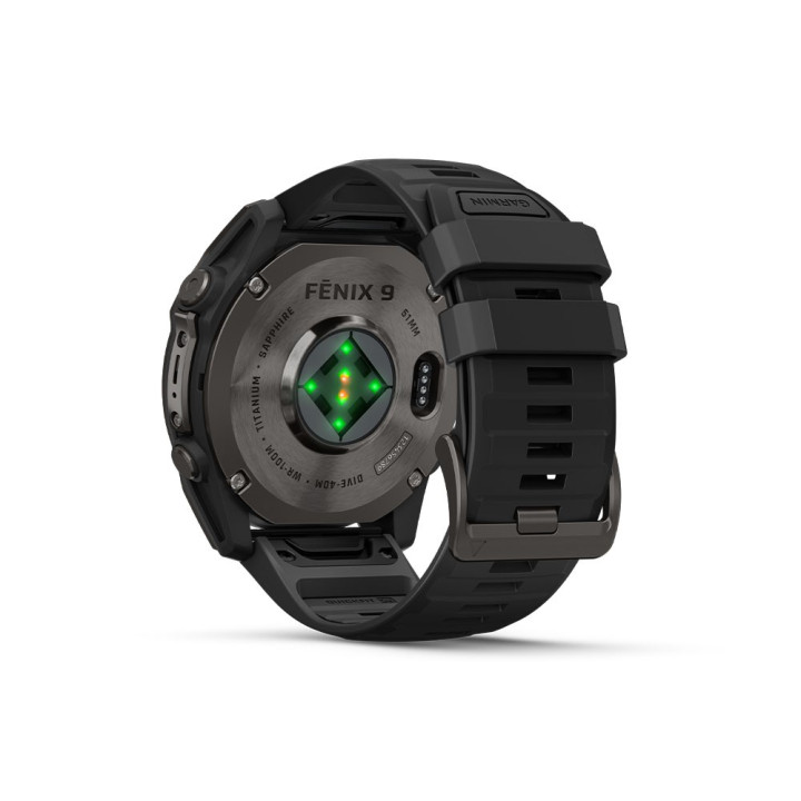 Garmin Fenix 9 Amoled Dlc 51 Carbon Grigio Nero