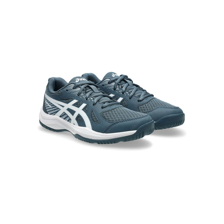 Asics Upcourt 6 Gs Raw Indigo Bianco - Scarpe Pallavolo Bambino
