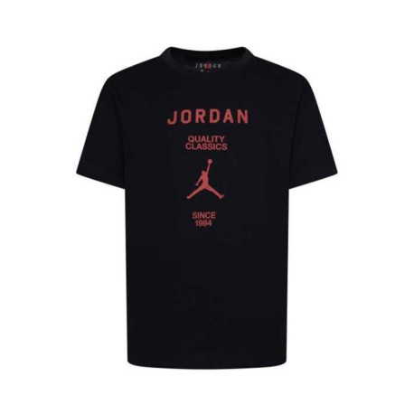 Nike Jordan T-Shirt Gf Nero Rosso
