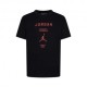 Nike Jordan T-Shirt Gf Nero Rosso