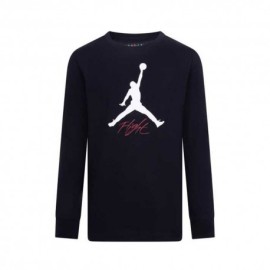 Nike Jordan Maglia Maniche Lunghe Flight Nero Bianco
