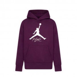 Nike Jordan Felpa Cap Jumpman Bordeaux Bianco