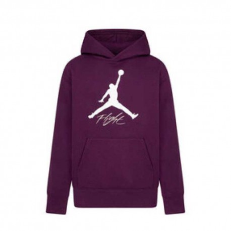 Nike Jordan Felpa Cap Jumpman Bordeaux Bianco