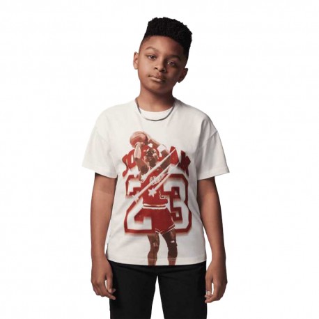 Nike Jordan T-Shirt 40Th Bianco Grafic