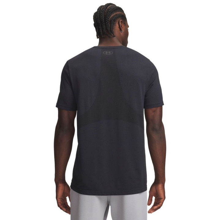 Under Armour T-Shirt Palestra Seamless Vanish Nero Uomo
