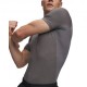 Under Armour T-Shirt Palestra Hg Compression Grigio Uomo