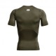 Under Armour T-Shirt Palestra Hg Compression Verde Uomo