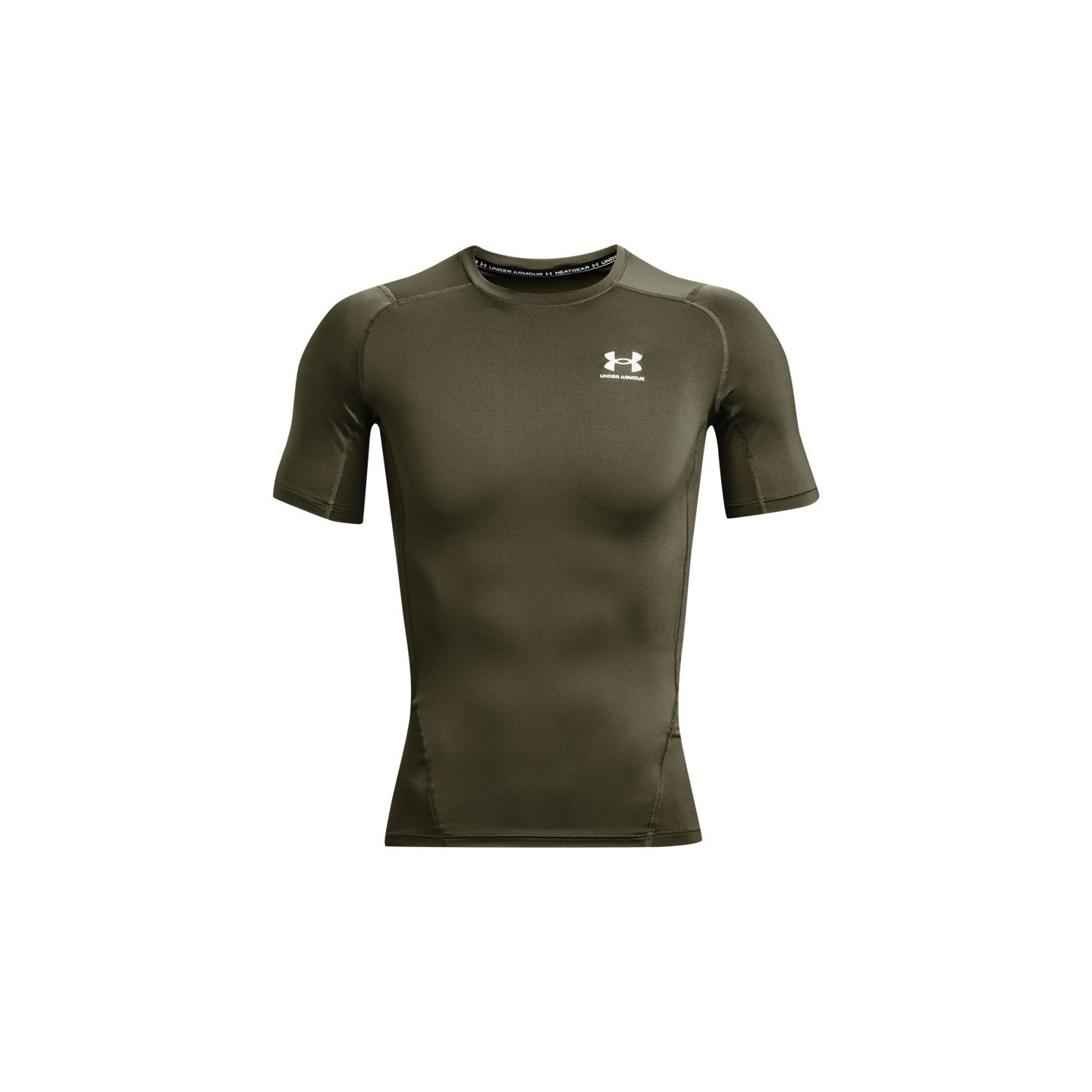 Under Armour T-Shirt Palestra Hg Compression Verde Uomo S