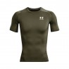 Under Armour T-Shirt Palestra Hg Compression Verde Uomo