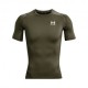 Under Armour T-Shirt Palestra Hg Compression Verde Uomo