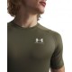 Under Armour T-Shirt Palestra Hg Compression Verde Uomo