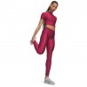 Under Armour Leggings Palestra Tight Heatgear Bordeaux Donna