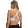 Under Armour Reggiseno Sportivo Crossback Low Strappy Bianco Donna