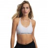 Under Armour Reggiseno Sportivo Crossback Low Strappy Bianco Donna