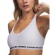 Under Armour Reggiseno Sportivo Crossback Low Strappy Bianco Donna