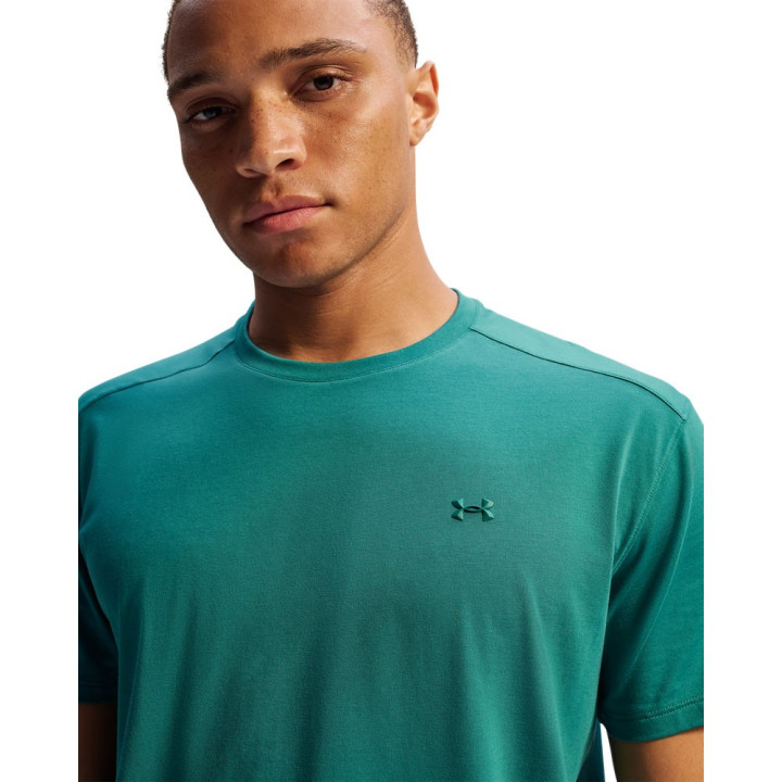 Under Armour Bouncy T-Shirt Palestra Verde Uomo