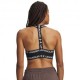 Under Armour Reggiseno Sportivo Mid Support Heat Gear Nero Donna