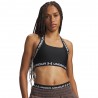Under Armour Reggiseno Sportivo Mid Support Heat Gear Nero Donna