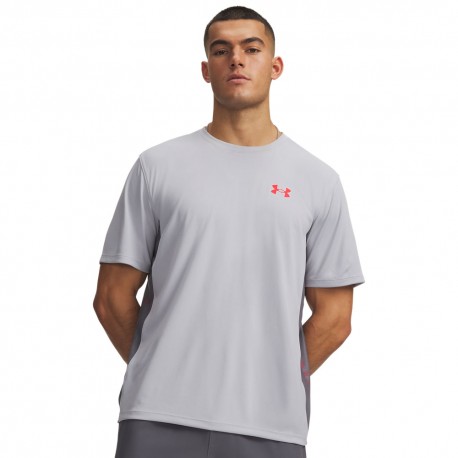 Under Armour T-Shirt Palestra Tech Utility Grigio Uomo