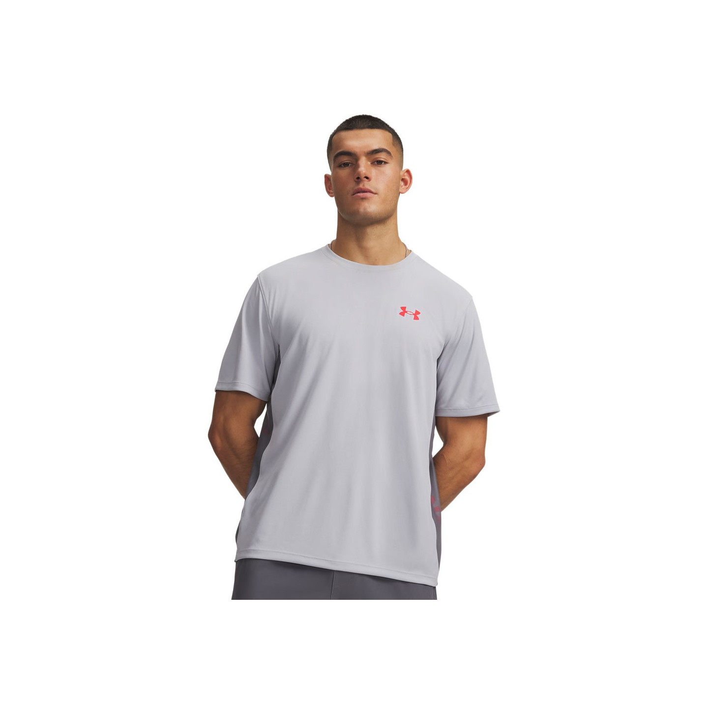 Under Armour T-Shirt Palestra Tech Utility Grigio Uomo S