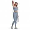 Under Armour Leggings Palestra Tight Motion Tape Azzurro Donna