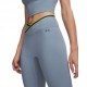 Under Armour Leggings Palestra Tight Motion Tape Azzurro Donna