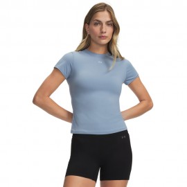 Under Armour T-Shirt Palestra Motion Fitted Azzurro Donna