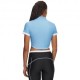 Under Armour Top Palestra Heatgear Novelty Azzurro Donna