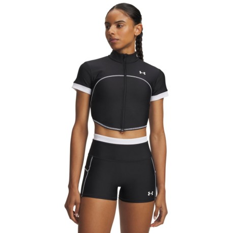 Under Armour Top Palestra Heatgear Novelty Nero Donna