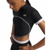 Under Armour Top Palestra Heatgear Novelty Nero Donna