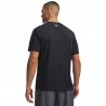 Under Armour T-Shirt Palestra Taping Nero Uomo