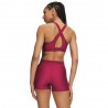 Under Armour Reggiseno Sportivo Crossback Mid Support Bordeaux Donna