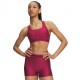 Under Armour Reggiseno Sportivo Crossback Mid Support Bordeaux Donna