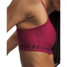 Under Armour Reggiseno Sportivo Crossback Mid Support Bordeaux Donna