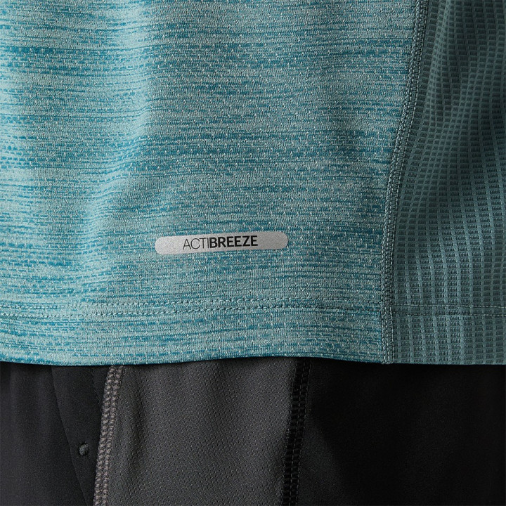 Asics T-Shirt Running Road Foggy Teal Uomo
