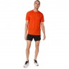 Asics T-Shirt Running Metarun Cherry Tomato Uomo