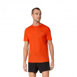 Asics T-Shirt Running Metarun Cherry Tomato Uomo