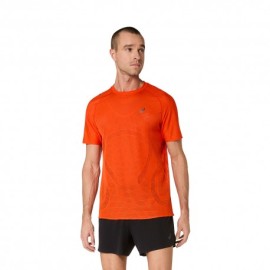 Asics T-Shirt Running Metarun Cherry Tomato Uomo