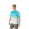 Asics T-Shirt Running Road Fade Energy Aqua Uomo