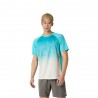 Asics T-Shirt Running Road Fade Energy Aqua Uomo