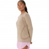 Asics Maglia Running Road Seamless Grigio Donna