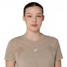Asics T-Shirt Running Road Seamless Grigio Donna