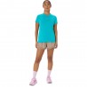 Asics T-Shirt Running Road Seamless Energy Aqua Donna