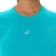 Asics T-Shirt Running Road Seamless Energy Aqua Donna